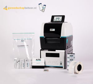 Complete gereedschapbeheer printerset met ATP-300 Pro labelprinter, labels en accessoires voor het identificeren van gereedschap